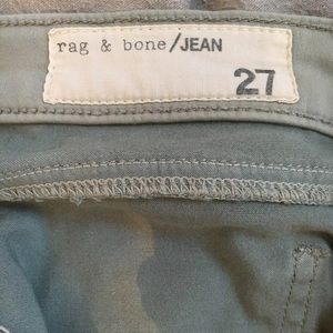 Rag and Bone Green/Grey Jeans